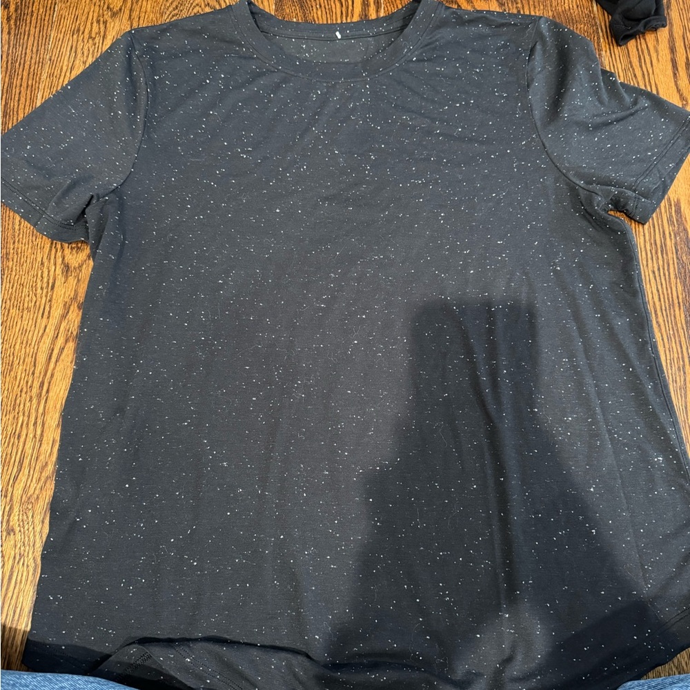 lululemon athletica Black Speckled T-Shirt